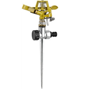 Easy-to-Install Irrigation Sprinkler | 360° Rotating Sprinkler Gun | Zinc Alloy Adjustable Rocker