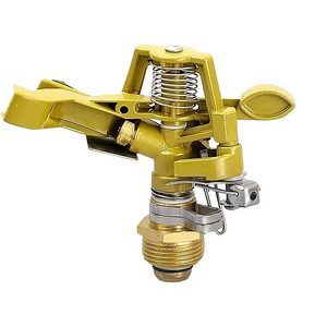 Easy-to-Install Irrigation Sprinkler | 360° Rotating Sprinkler Gun | Zinc Alloy Adjustable Rocker