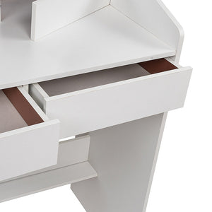 Makeup Vanity Mirror Desk | With LED Lighting | Modern Dressing Table