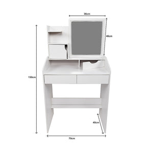 Makeup Vanity Mirror Desk | With LED Lighting | Modern Dressing Table