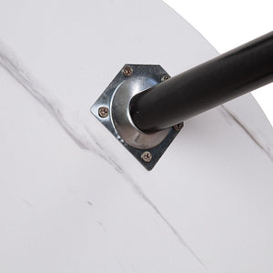 Oval Coffee Table | Mid-Century Modern | Minimalist Display | Stylish Living Room Furniture