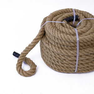 35m 100% Natural Jute Rope Twisted Decking Cord | Garden | Boating | Sash | Camping | 32mm