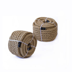 35m 100% Natural Jute Rope Twisted Decking Cord | Garden | Boating | Sash | Camping | 32mm