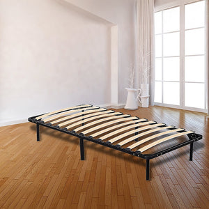Single Metal Bed Frame | Full Steel Heavy Duty Construction