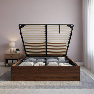 Gas Lift Bed Frame & Ottoman Sofabed | Queen Size with Lift Mechanism