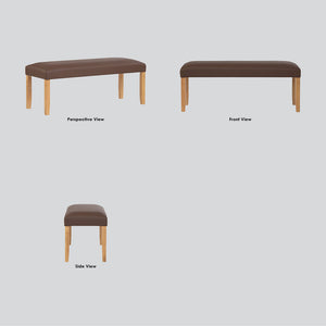 Mesi Bench Ottoman | Cocoa