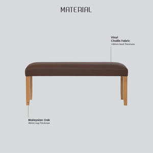 Mesi Bench Ottoman | Cocoa