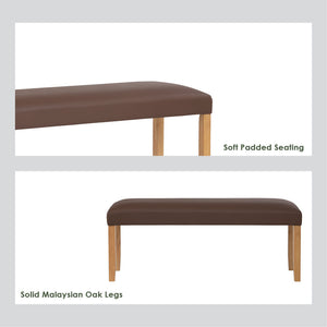 Mesi Bench Ottoman | Cocoa