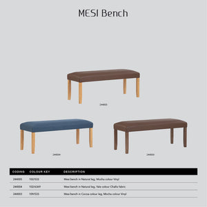 Mesi Bench Ottoman | Natural