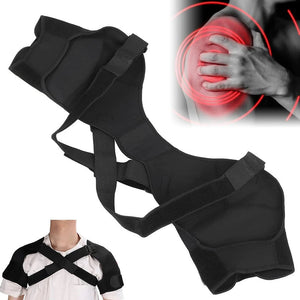 NNEOBA Double Shoulder Brace Wrap | Neoprene Compression Sleeve