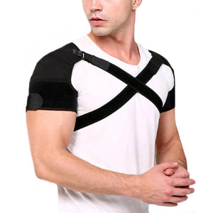 NNEOBA Double Shoulder Brace Wrap | Neoprene Compression Sleeve