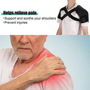 NNEOBA Double Shoulder Brace Wrap | Neoprene Compression Sleeve