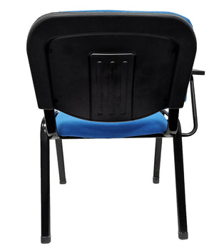 NNECN Lecture Chair with Table Top for Classroom | Lecture | Training | Conference (Set of 6 - Blue)