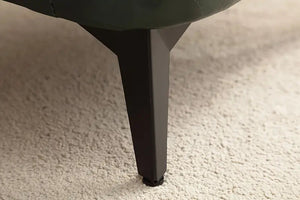 NNETM Super Soft Faux Leather Upholstered Seat | Green & Black | Comfortable and Stylish