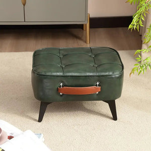 NNETM Super Soft Faux Leather Upholstered Seat | Green & Black | Comfortable and Stylish