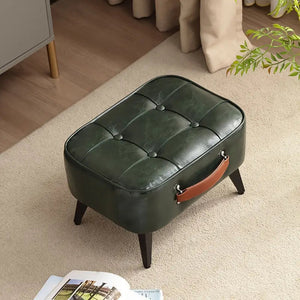 NNETM Super Soft Faux Leather Upholstered Seat | Green & Black | Comfortable and Stylish