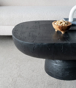 Black is Back Cement Coffee Table | Industrial Design