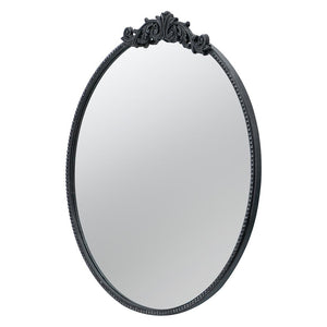 Round Ornate Metallic Wall Mirror | Decorative Design