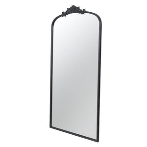 Ornate Metallic Floor Mirror | Elegant Design