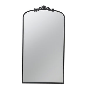 Ornate Metallic Floor Mirror | Elegant Design