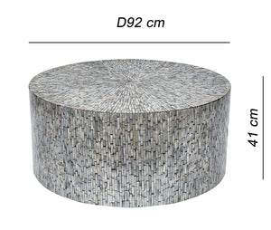 Mont Blanc Mother of Pearl Hand Made Coffee Table | Elegant Design