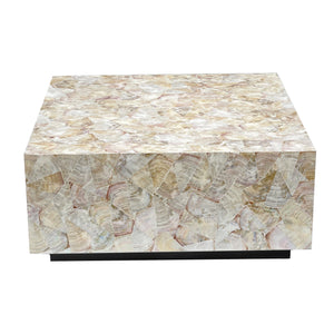 Cluster Mother of Pearl Hand Made Coffee Table | Timeless Design