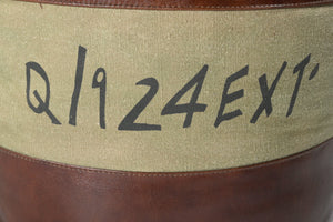 Savon France Handmade Round Ottoman | Elegant Upholstered Footstool | Classic Home Decor