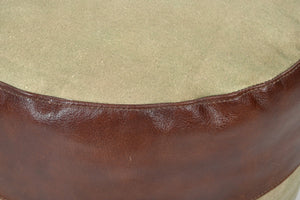 Savon France Handmade Round Ottoman | Elegant Upholstered Footstool | Classic Home Decor