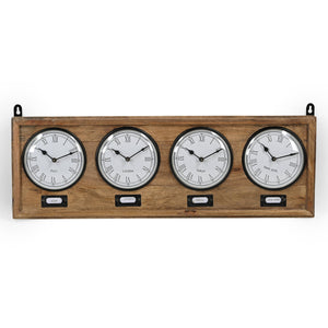 World Timber Clock | Unique Design