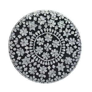 Mother of Pearl Monochrome Splendour Side Table