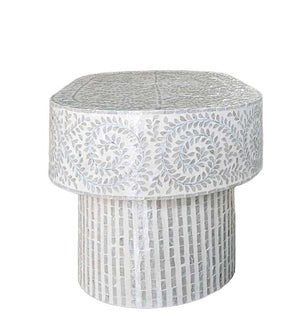 Mother of Pearl Serenity Oval Pearl Coffee Table | Elegant & Timeless