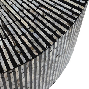 Cordelia Round Mother of Pearl Coffee Table | Elegant Design