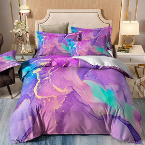 Modern Stripes Duvet Cover Set | Wrinkle-Resistant Material | King