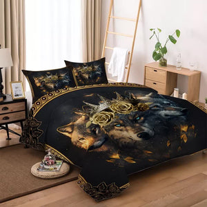 Nature-Inspired Floral Duvet Cover Set | Hypoallergenic Fabric | King