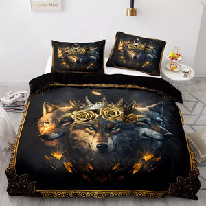 Nature-Inspired Floral Duvet Cover Set | Hypoallergenic Fabric | King