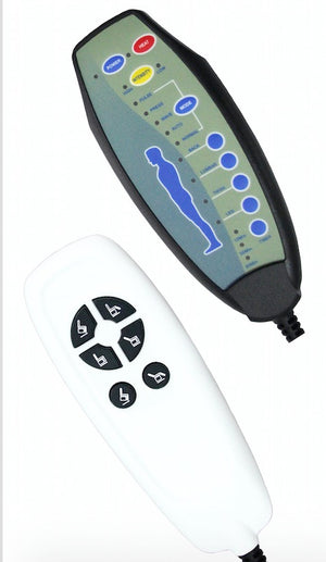 Recliner Lift Heat Massage Armchair Sofa | Leather | 2 Motor Chair | Brown