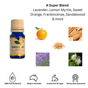 Amrita Court | Pure & Essential Oils | Harmony Blend | 10ml | Balancing Oil