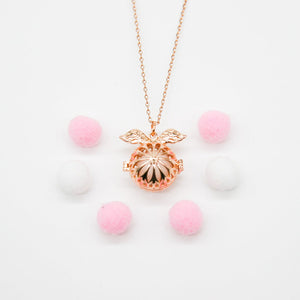 Gift Box | Angel Ball Aroma Necklace | Rose Gold | Purify Oil Blend | Unique Gift