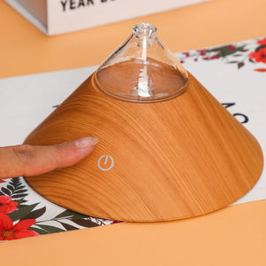 Mt Fuji Portable Nebuliser Diffuser | 100% Bamboo Waterless | Essential Oil Burner | Aromatherapy