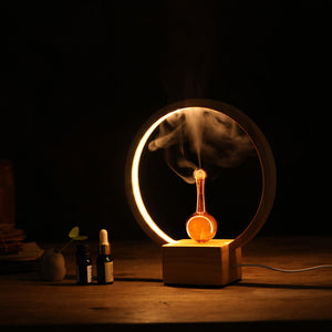LUNA Nebuliser Diffuser + Ring Light | Waterless Essential Oil Burner | Aromatherapy & Home Fragrance