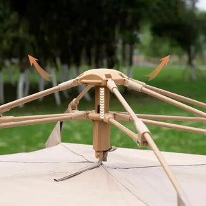 3-4 Person Foldable Tent with Two Doors & Two Windows | Large Size | 210x200x135cm | Perfect for Outdoor Adventures