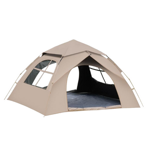 3-4 Person Foldable Tent with Two Doors & Two Windows | Large Size | 210x200x135cm | Perfect for Outdoor Adventures