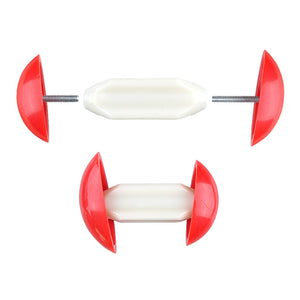 Adjustable Plastic Shoe Stretcher | Red & White | Universal Size | Durable Shoe Expander