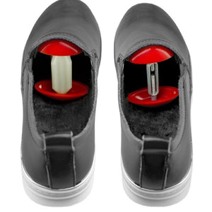 Adjustable Plastic Shoe Stretcher | Red & White | Universal Size | Durable Shoe Expander