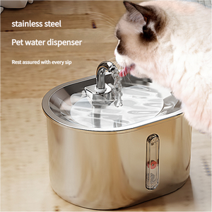 Beginner Package Stainless Steel Pet Water Fountain | Faucet Flow | USB Interface