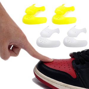 White Shoe Crease Protectors | 10 Pairs | Men's Shoes | Size EUR 40-46 (US 7-12) | Anti-Wrinkle Shoe Guards