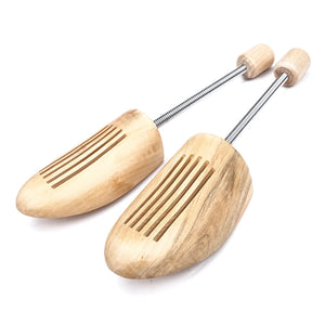 Small Wooden Spring Shoe Tree Stretcher, Size EUR 35-38 (One pair)