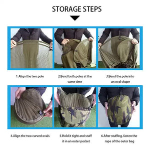 Outdoor Camping Hammock with Mosquito Net | Lightweight | 260x140cm | Portable Travel & Hiking Gear | Blue