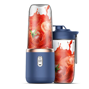 Portable High-Speed Blender | USB Rechargeable Battery | 2-in-1 Bottle & Cup Design | Compact & Powerful