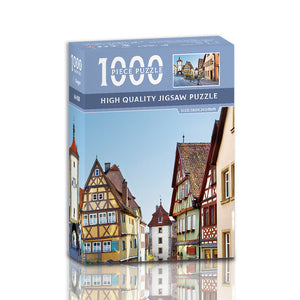 1000-Piece High-Quality Jigsaw Puzzle | Austrian Town | Scenic & Beautiful Architecture | Challenging